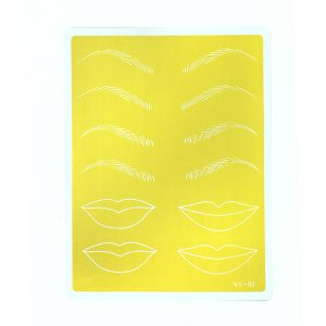 Piel sintética para práctica cejas y labios